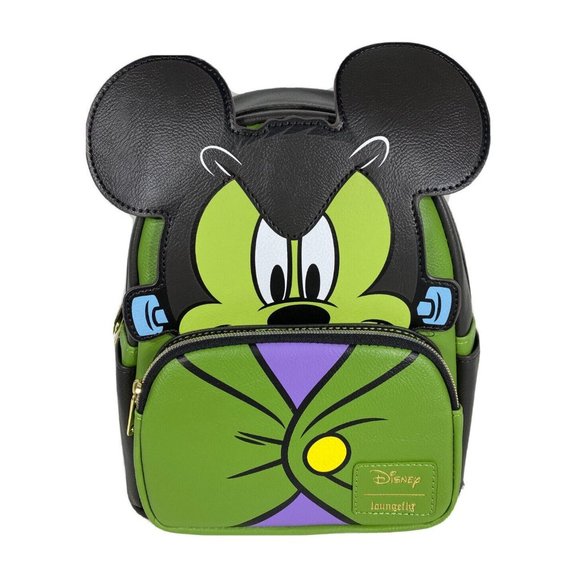 Loungefly Disney Mickey Mouse Frankenstein Halloween Backpack Glow In The  Dark
